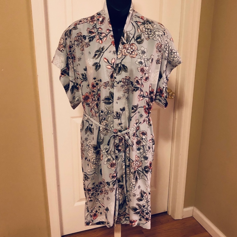 Floral Kimono Dress